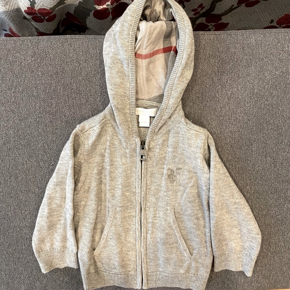 Burberry baby hoodie